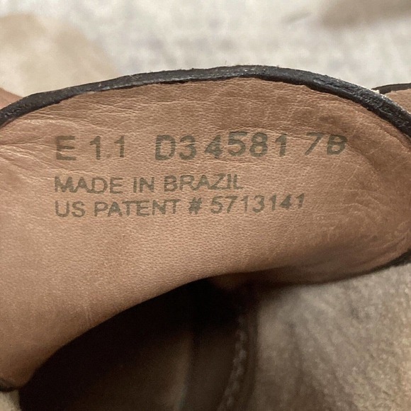 Cole Haan Size 7B Stephanie Platform Ankle Suede Lace Up Booties Beige - Picture 10 of 10